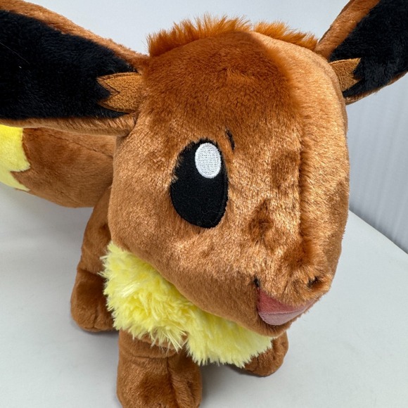 BAB Build A Bear Pokemon‎ Eevee Plush Stuffed Animal 16" Toy No Sound - Picture 2 of 9